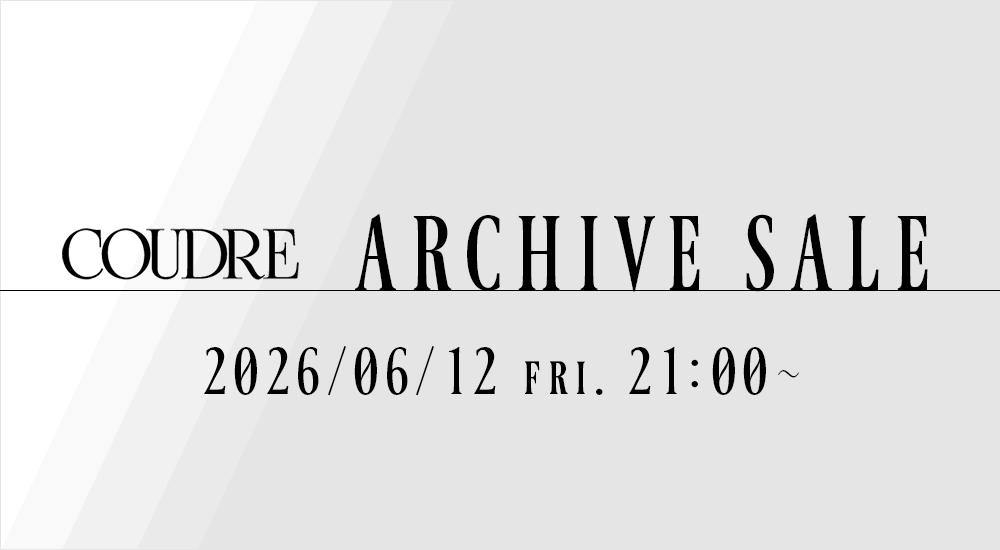 COUDRE ARCHIVE SALE